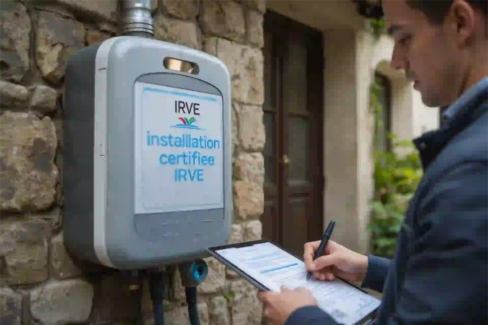 Installation borne de recharge à Fontenay-sur-Loing