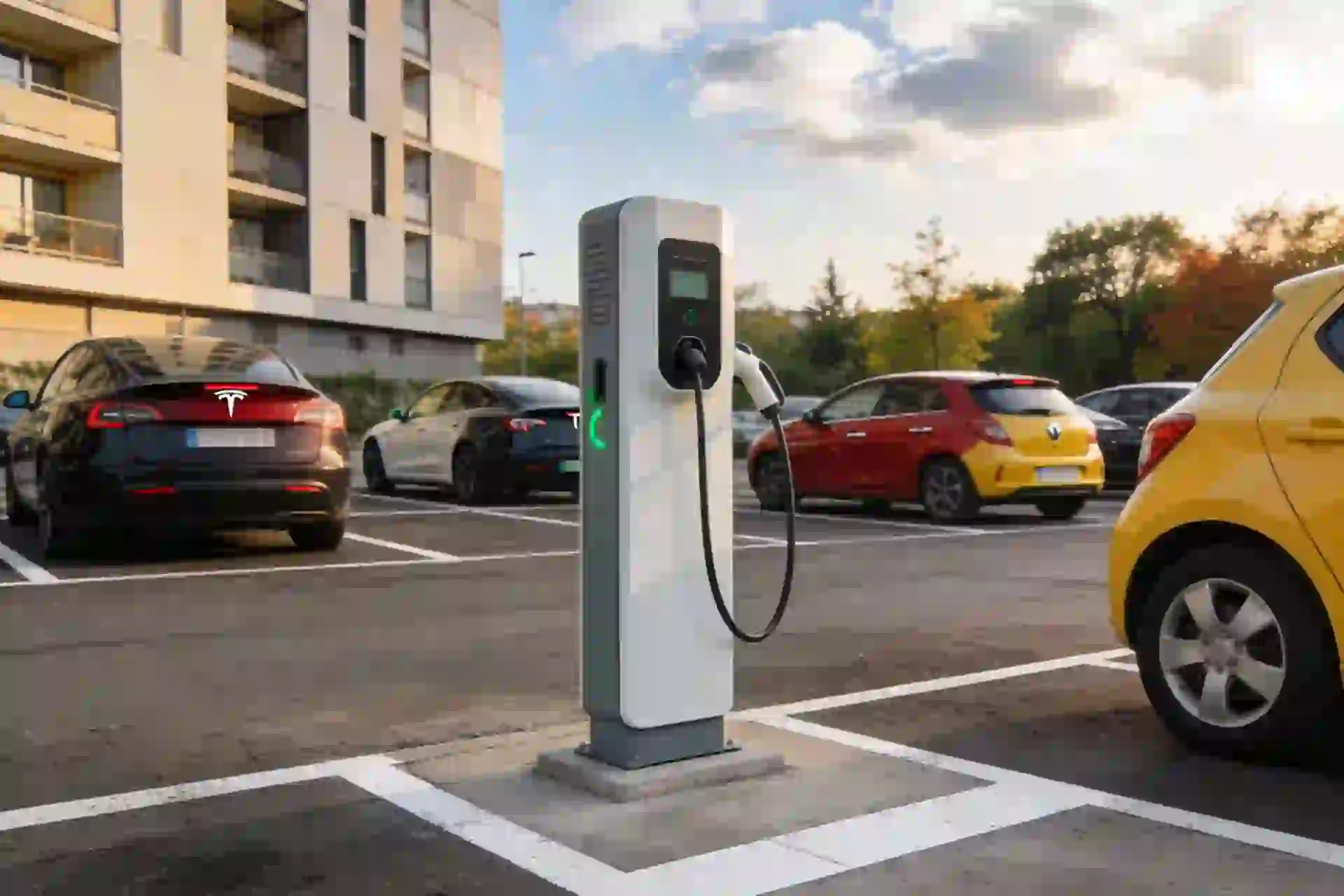 Installation borne de recharge à Saint-Agnan